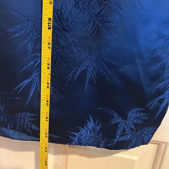 Royal Blue Cheongsam Elegant -  Vintage? - Picture 11 of 11